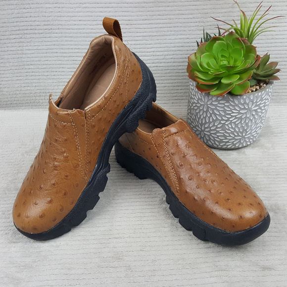 Roper Other - Roper Performance Faux Ostrich Leather Loafers